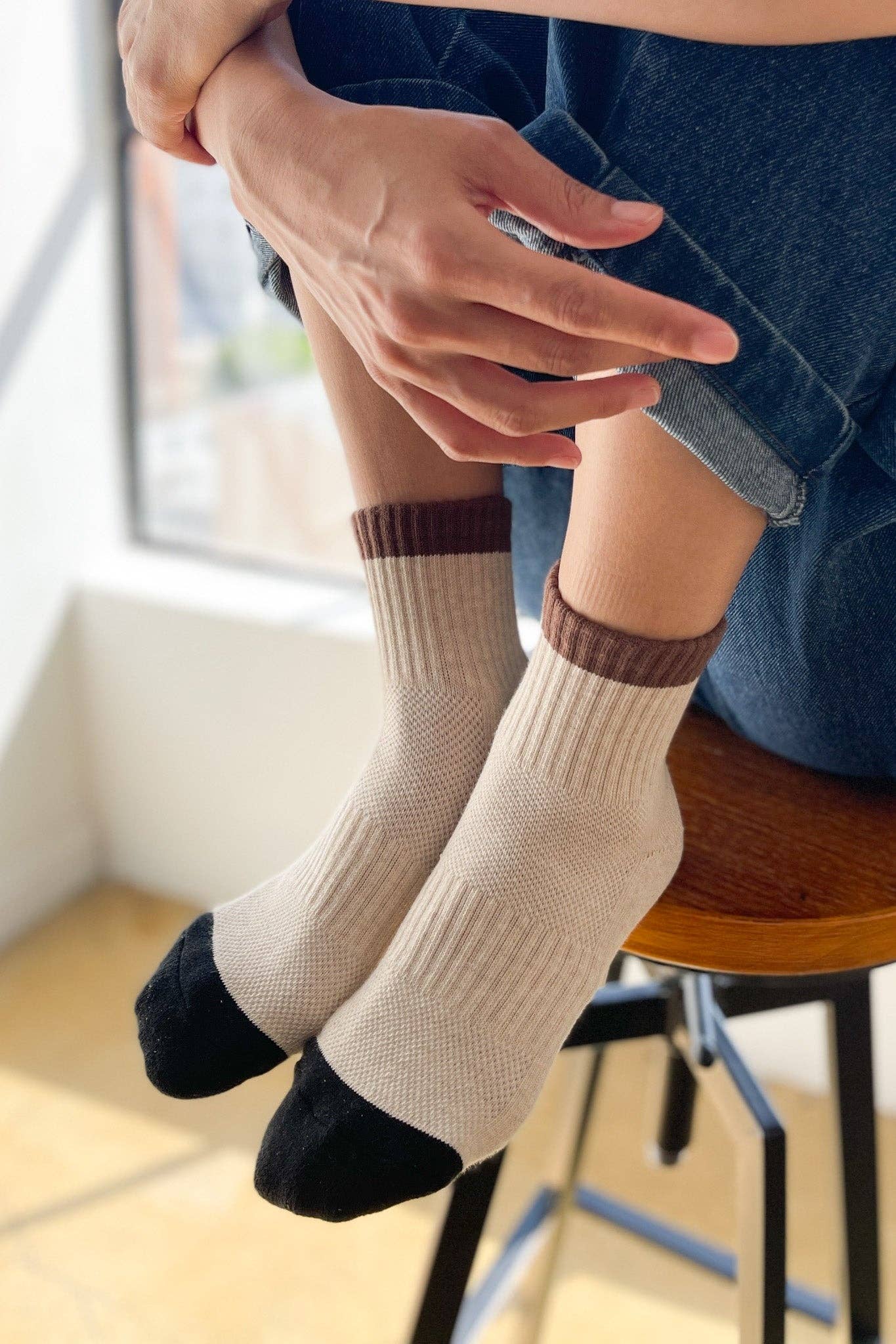 Color Block Girlfriend Socks - Image 14