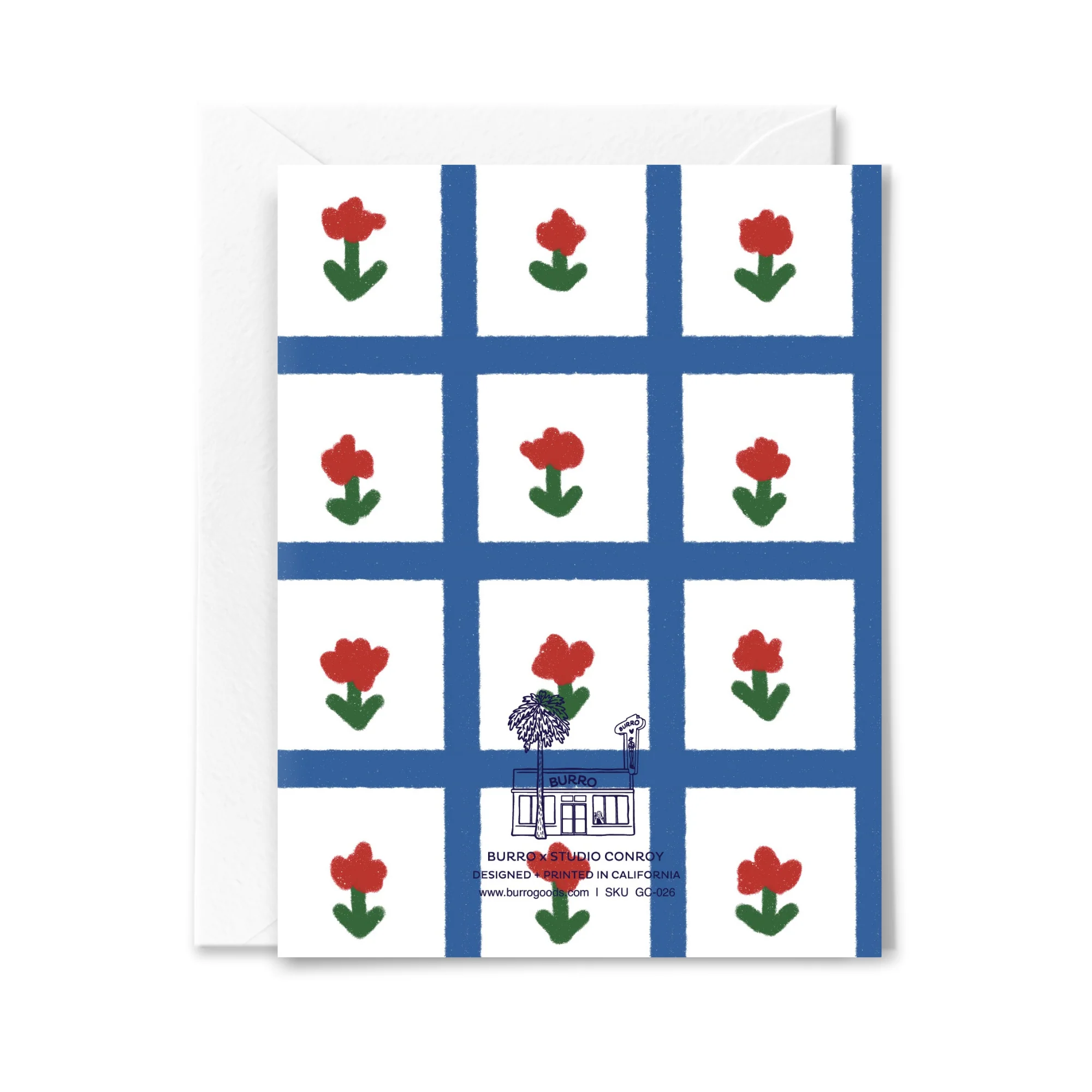 Floral Gingham Everyday Card - Image 2