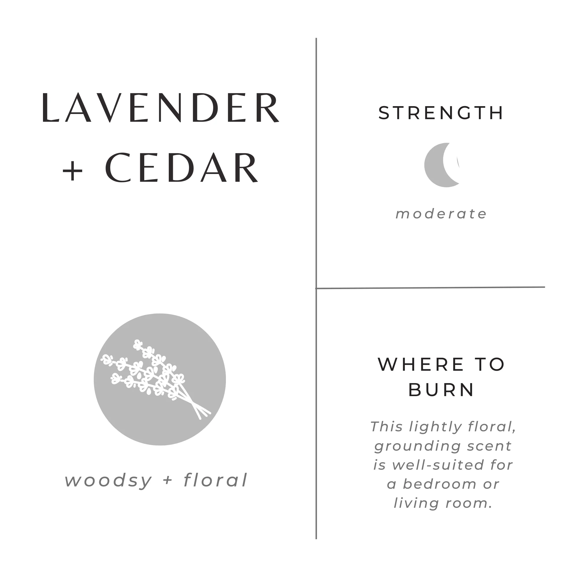 Lavender + Cedar Candle - Image 3