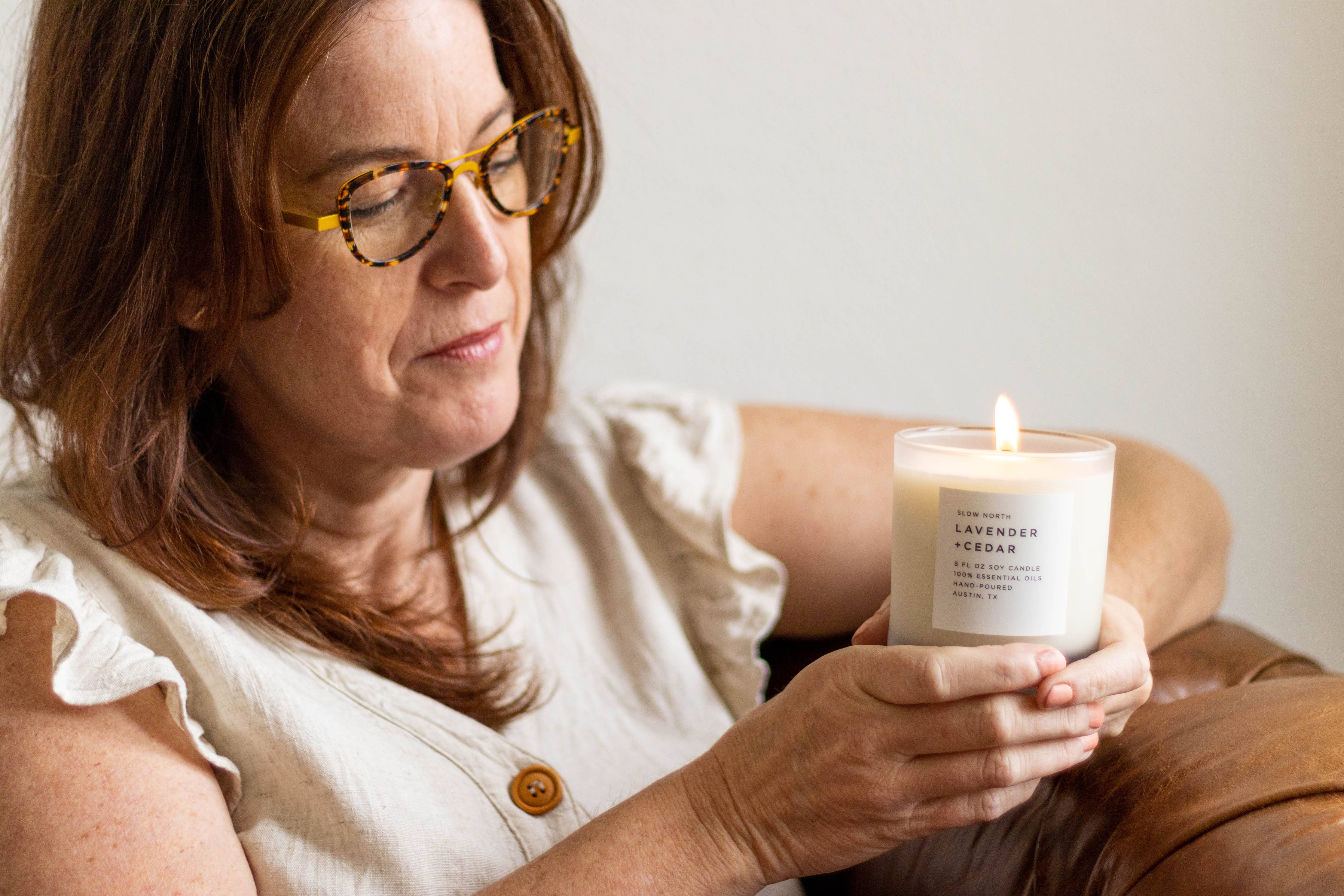 Lavender + Cedar Candle - Image 4