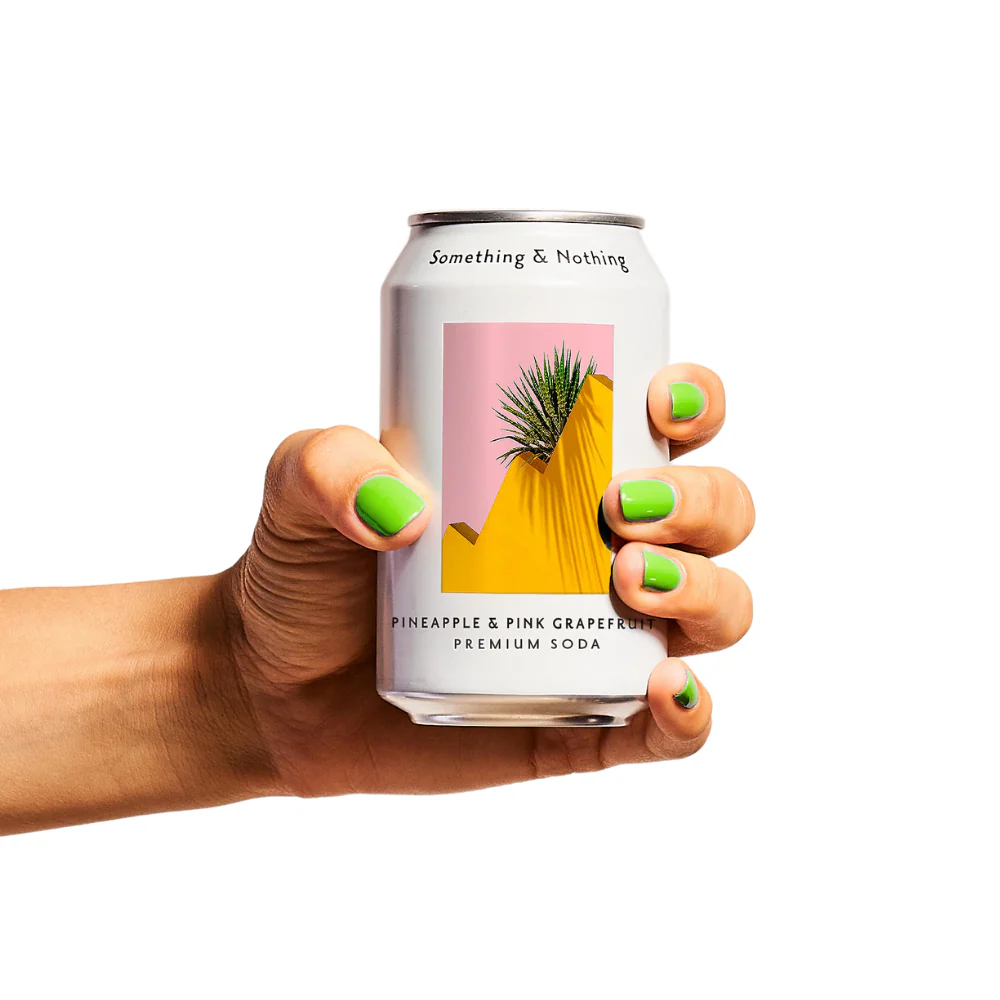 Pineapple & Pink Grapefruit Premium Soda (Case of 12) - Image 2