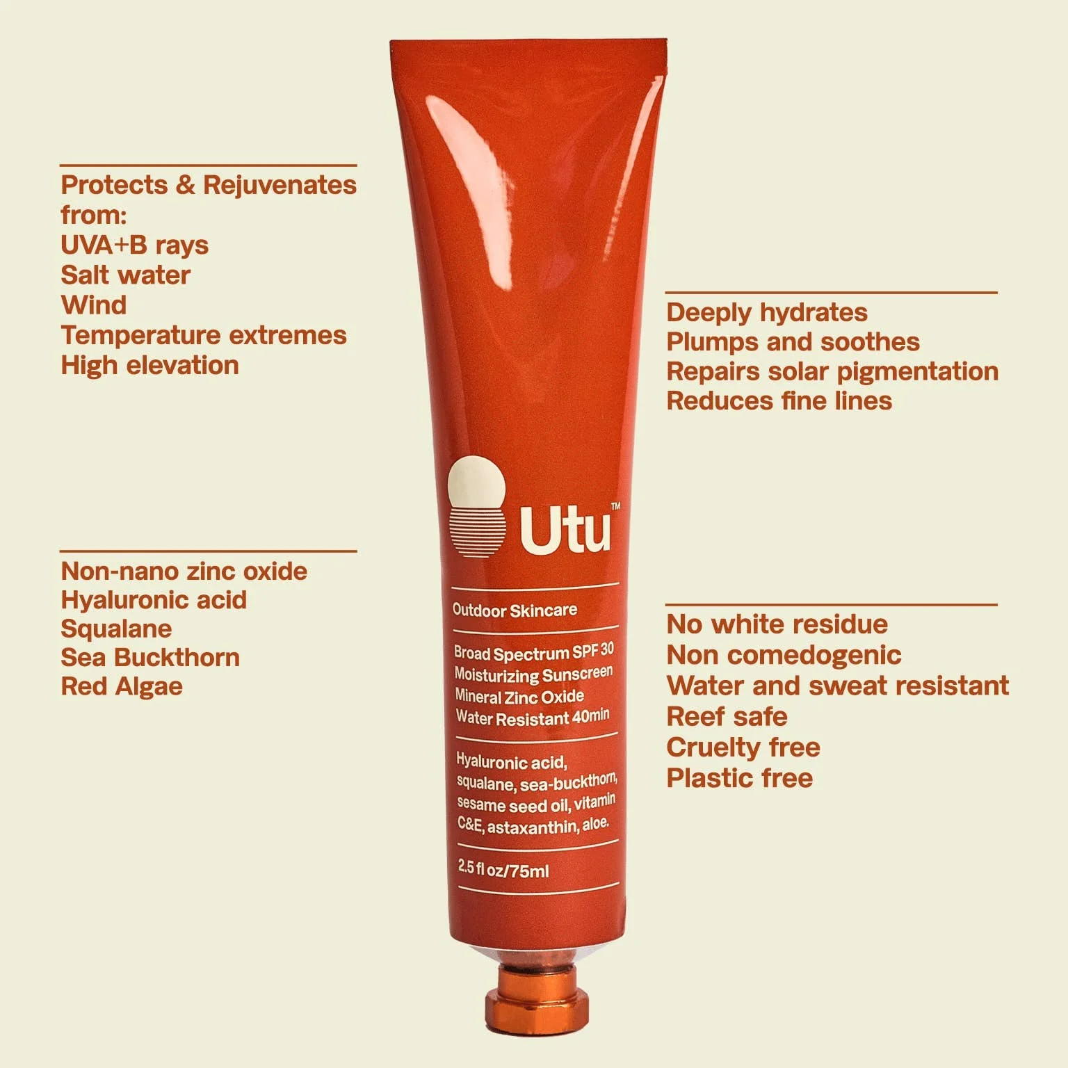 SPF30 Daily Moisturizing Face Sunscreen 2.5oz/75ml - Image 3