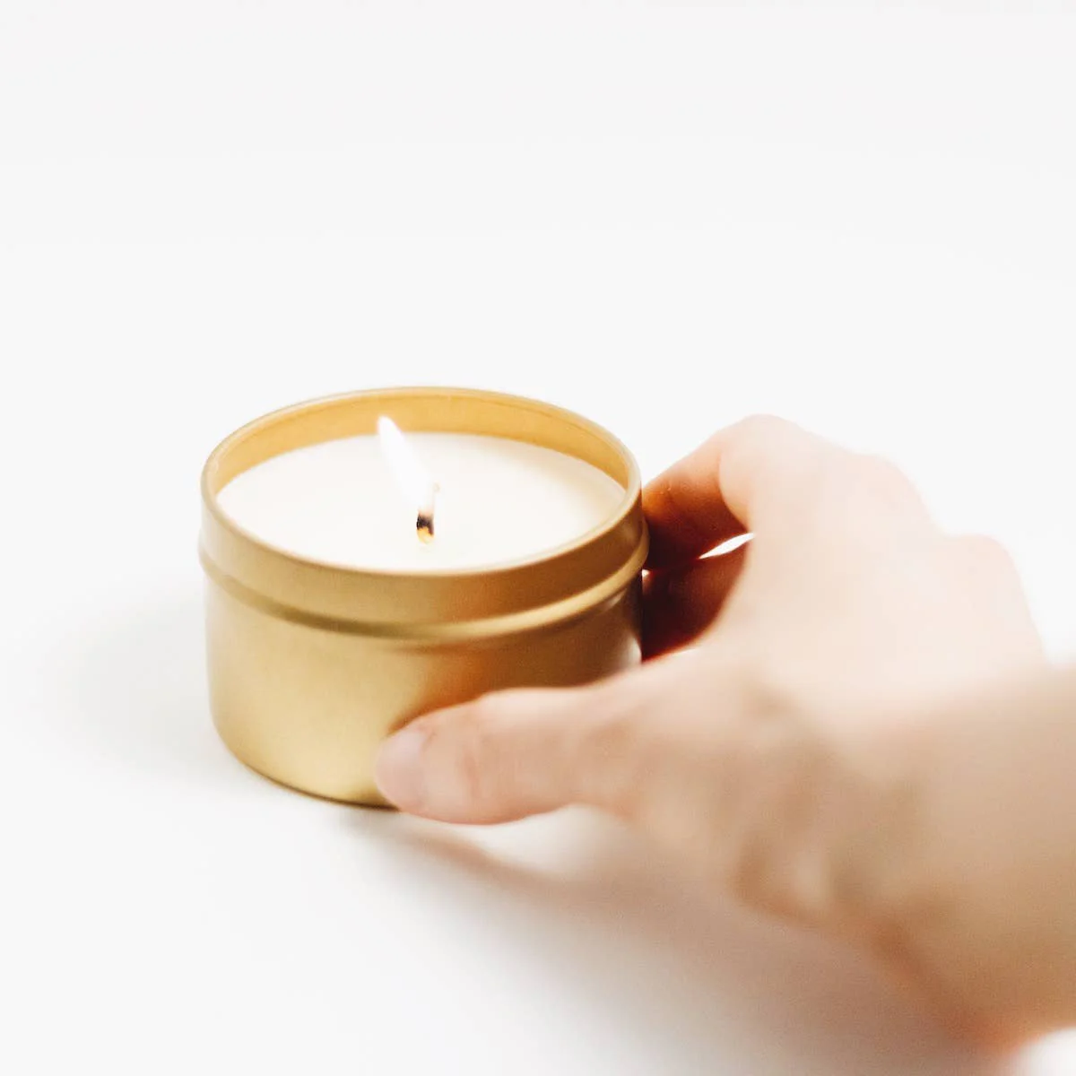 Travel Tin Candles | Rosemary + Lemon (6 Oz) - Image 6